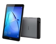 AroundTech - Huawei Media Pad T3 7 e' un tablet che misura 103.68x8.6x179mm, pesa 250 grammi ed ha un display da 7 pollici IPS di risoluzione HD (600x1024 pixel) con contrasto 800:1. MediaPad T3 7 monta un processore quad-core Cortex A7 con clock a 1.3 GHz 512 KB L2 (chipset MediaTek MT8127) e offre 1GB o 2GB di memoria RAM. con memoria interna da 8GB o 16GB. Sistema operativo Android 6.0 Marshmallow e interfaccia utente EMUI 4.1. Connettivita' solo WiFi 802.11 a/b/g/n dual-band (2.4GHz e 5GHz) con Wi-Fi Direct e GPS. Due fotocamere da 2MP a fuoco fisso.